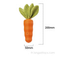 Carrot en caoutchouc Durable Pet Plastic Toy Carrot